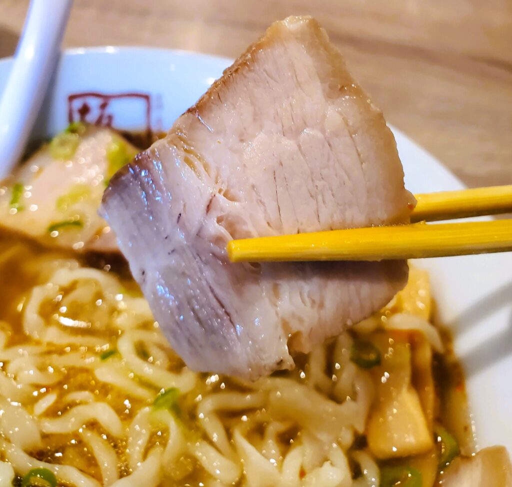 Kitakata Ramen close up of toro chashu