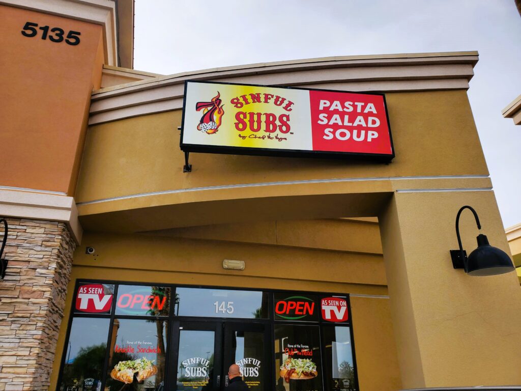 Sinful Subs offers sub sandwiches in Las Vegas