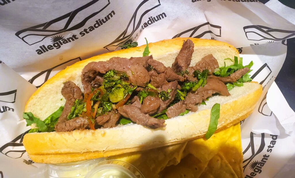 The Picanha Sandwich at the Picanha Steak stand 