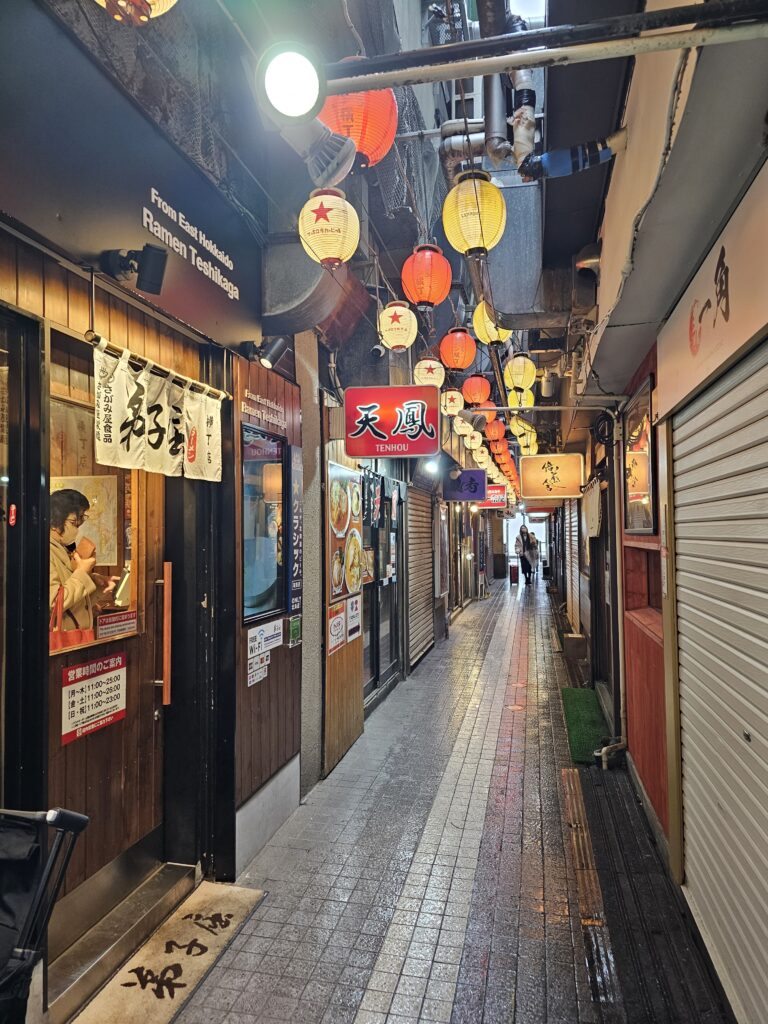 Ramen Alley, a must visit while in Sapporo for any ramen fan