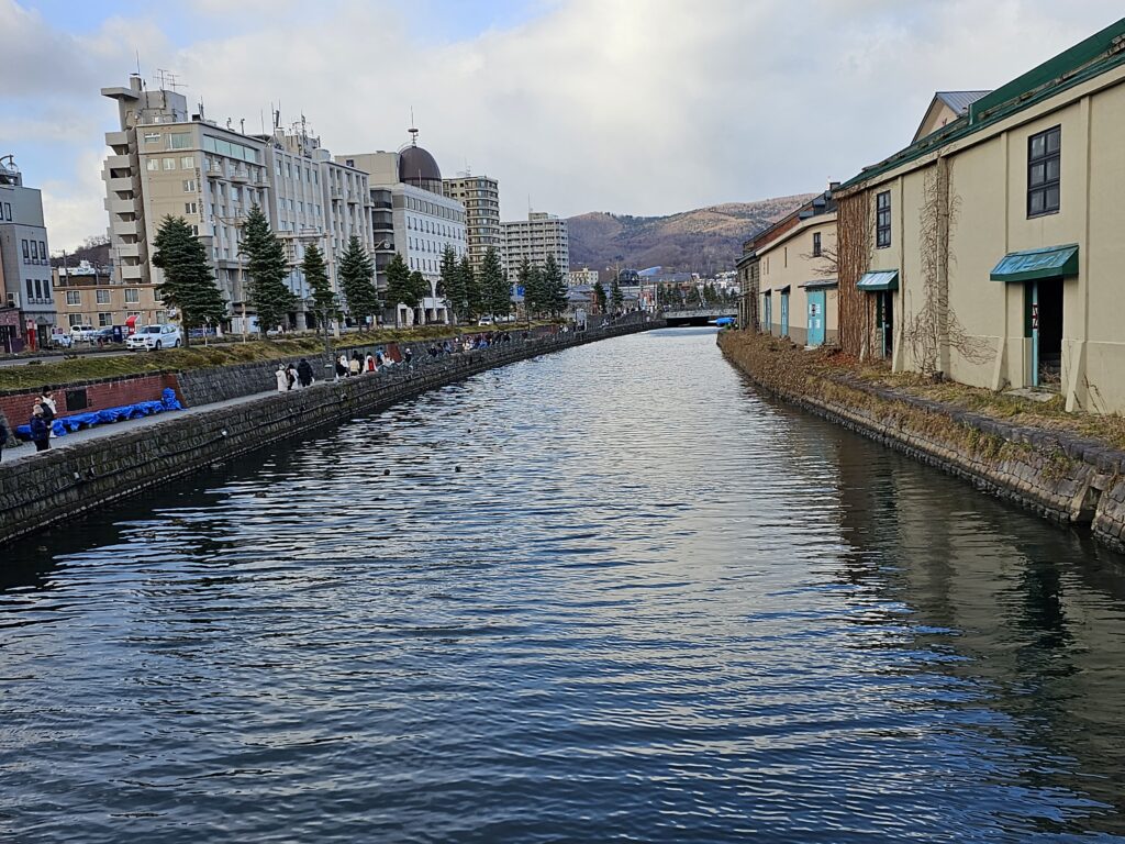 The Otaru Canal in Otaru Japan