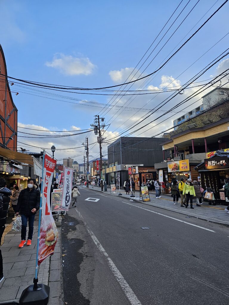 Sakaimachi Street in Otaru, Japan