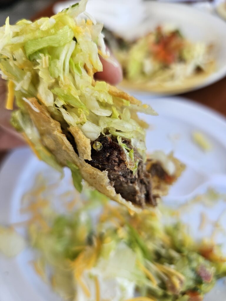 Hard Shell beef taco