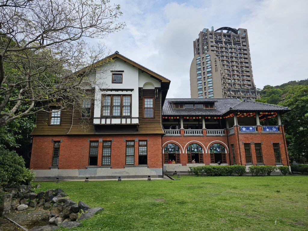 A side view of the Beitou Hot Spring Museum